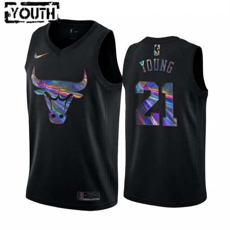 Dres Chicago Bulls Thaddeus Young 21 Iridescent HWC Collection Swingman - Dječji Dres Chicago Bulls Thaddeus Young 21 Iridescent HWC Collection Swingman - Dječji
